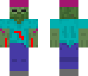 zombie with his brain sticking out