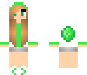 emerald hoodie girl