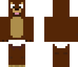 bear in a diaper edited a little