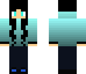 blue hoodie