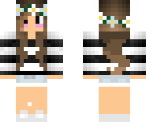 blushing causual girl