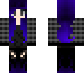 dark purple devil girl