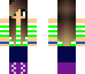 stripey girl