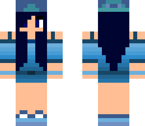 blue girl