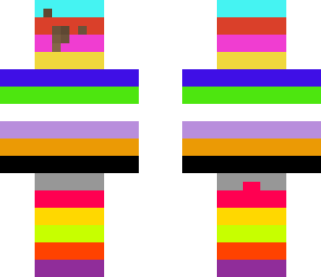 rainbow person