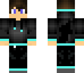 black and blue hoodie