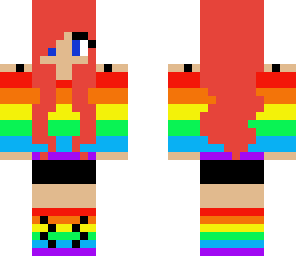 rainbow girl