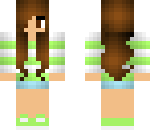 green and white shirt