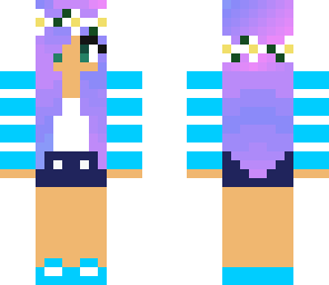 my minecraft skin edited blue