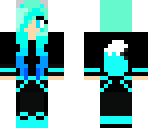 cute blue girl