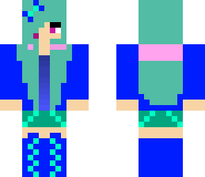 blue girl