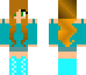 blue girl