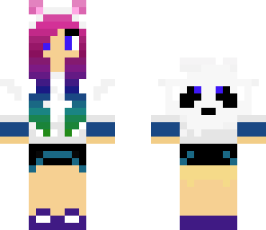 edited panda girl
