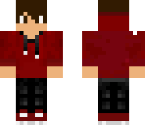 red hoodie