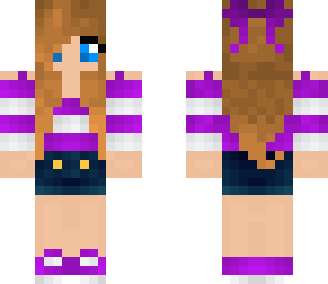cute purple girl
