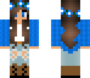 dark blue flower crown