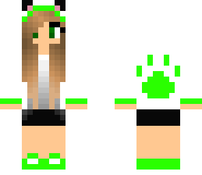 green dog