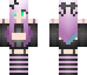 purple gothic girl