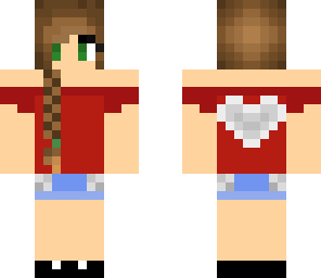 red shirt girl