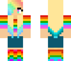 rainbow girl
