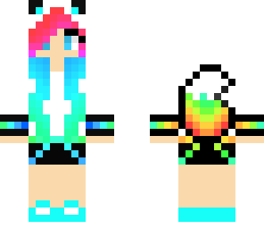 cute rainbow girl