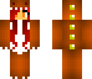 orange dino girl