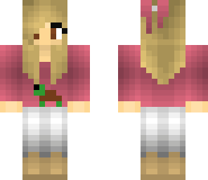 winter turtle girl