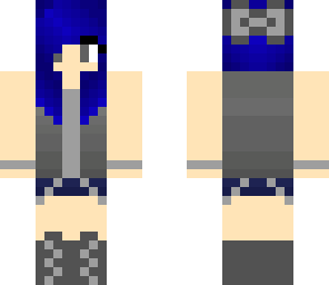 blue vest girl