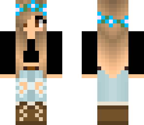 flower girl blue new