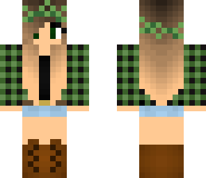green plaid