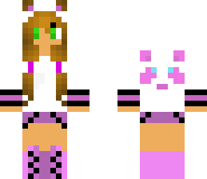 purple panda girl