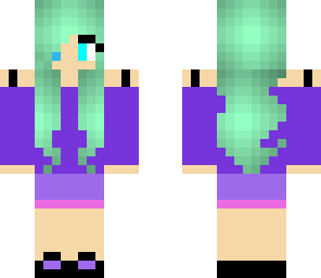 purple mergirl