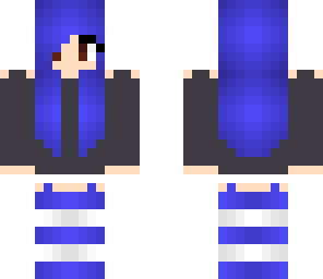 blue girl