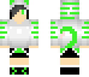 green cat boy