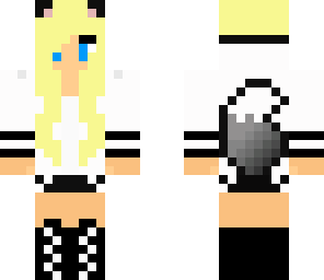 blonde wolf girl