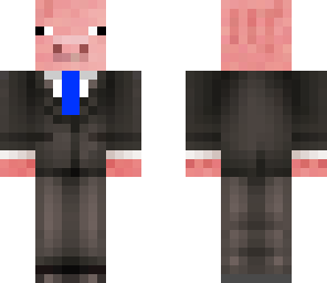 piggy in a suit