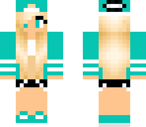 cute teal girl