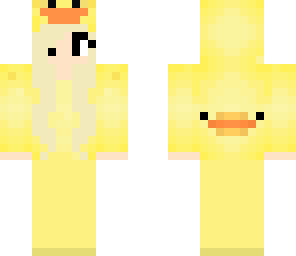 blonde duck girl