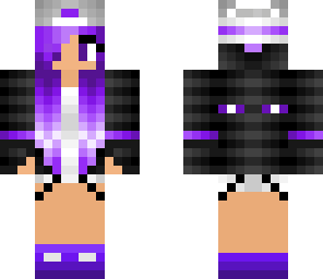 purple girl with snap back