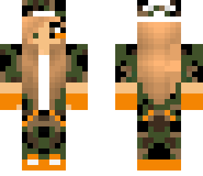 camo girl with headset