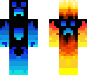 fiery blue