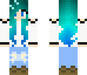 blue girl