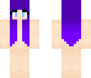 purple hair skin base