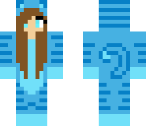 blue tiger girl
