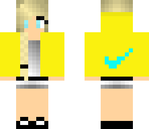 yellow jumper blue nike