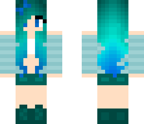 blue girl