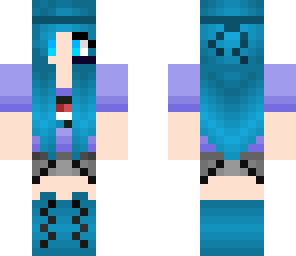 my girl blue gamer ski n
