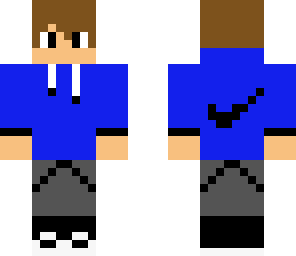 blue nike boy