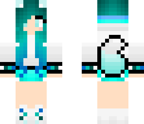 blue wolf girl