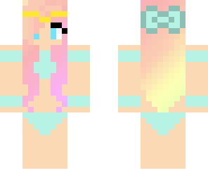 blue bikini